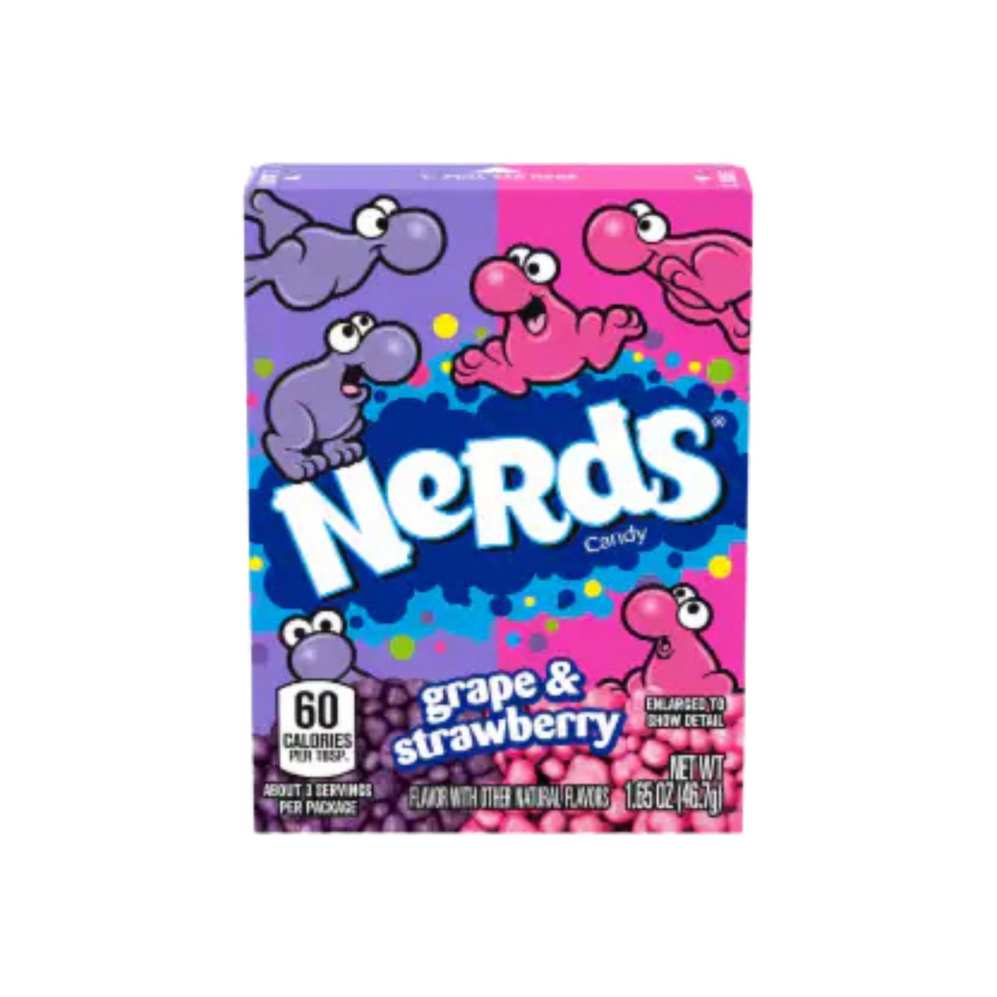NERDS Grape+Strawberry 46,7g