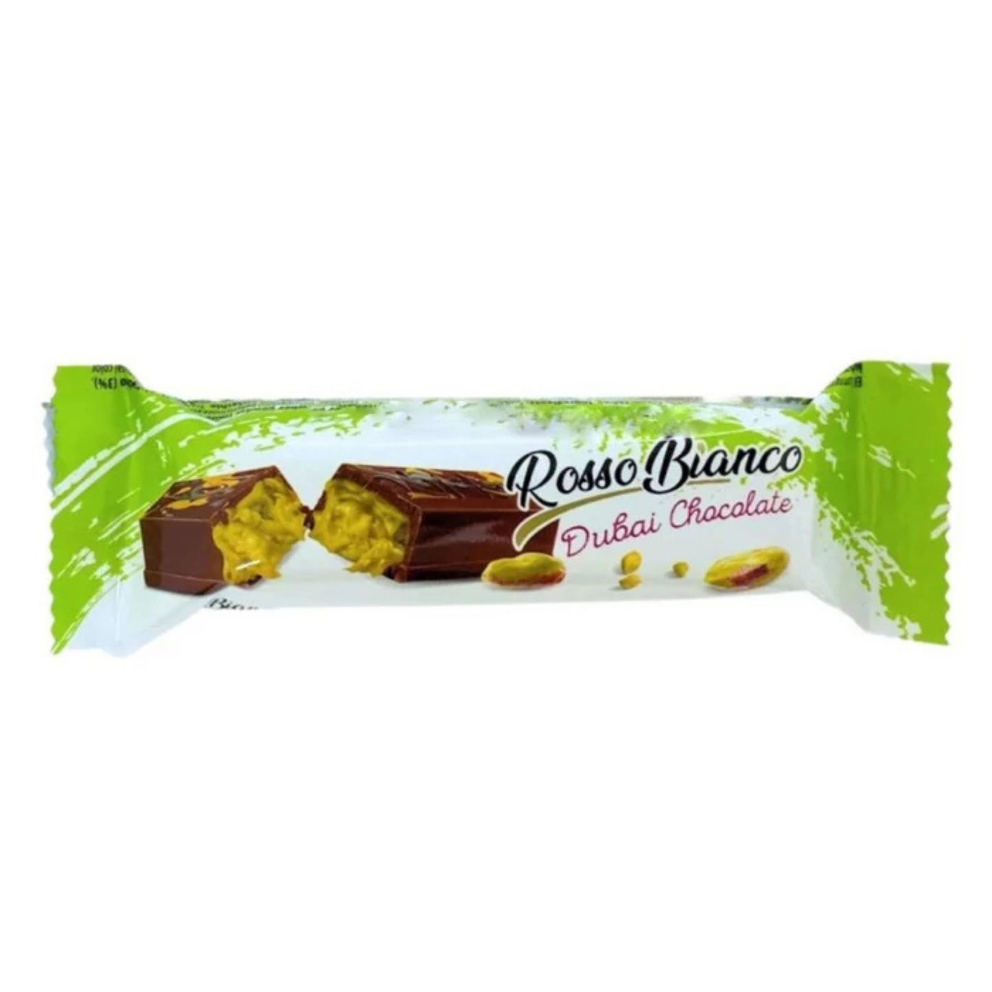 Bianco Rosso Dubai Milk Chocolate with Pistachio Kadayif Pasta Filling 35g