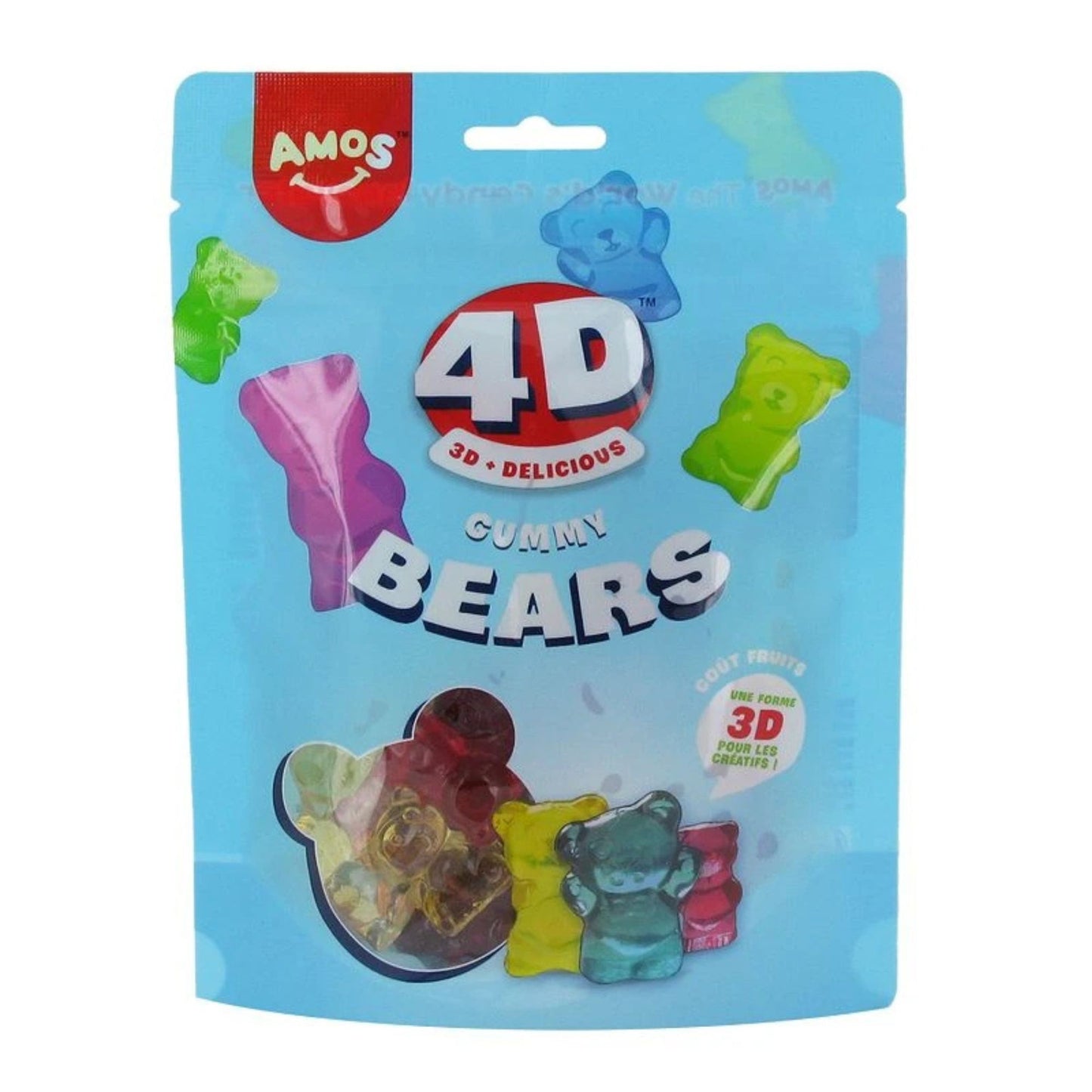 Amos 4D Gummy - Bears 120g
