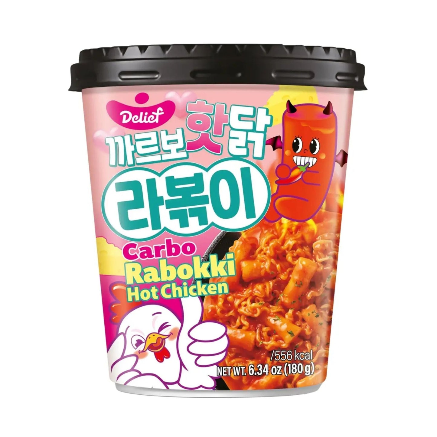 Rabokki Topokki Carbo Hot Chicken Buldak 180g