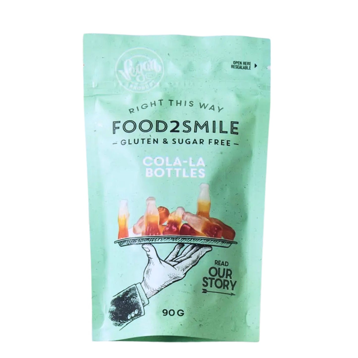 Sugar-Free Cola Candies | Cola-La Bottles 90g