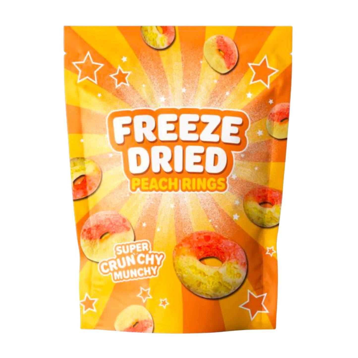 Freeze Dried Mini Peach Rings 55g