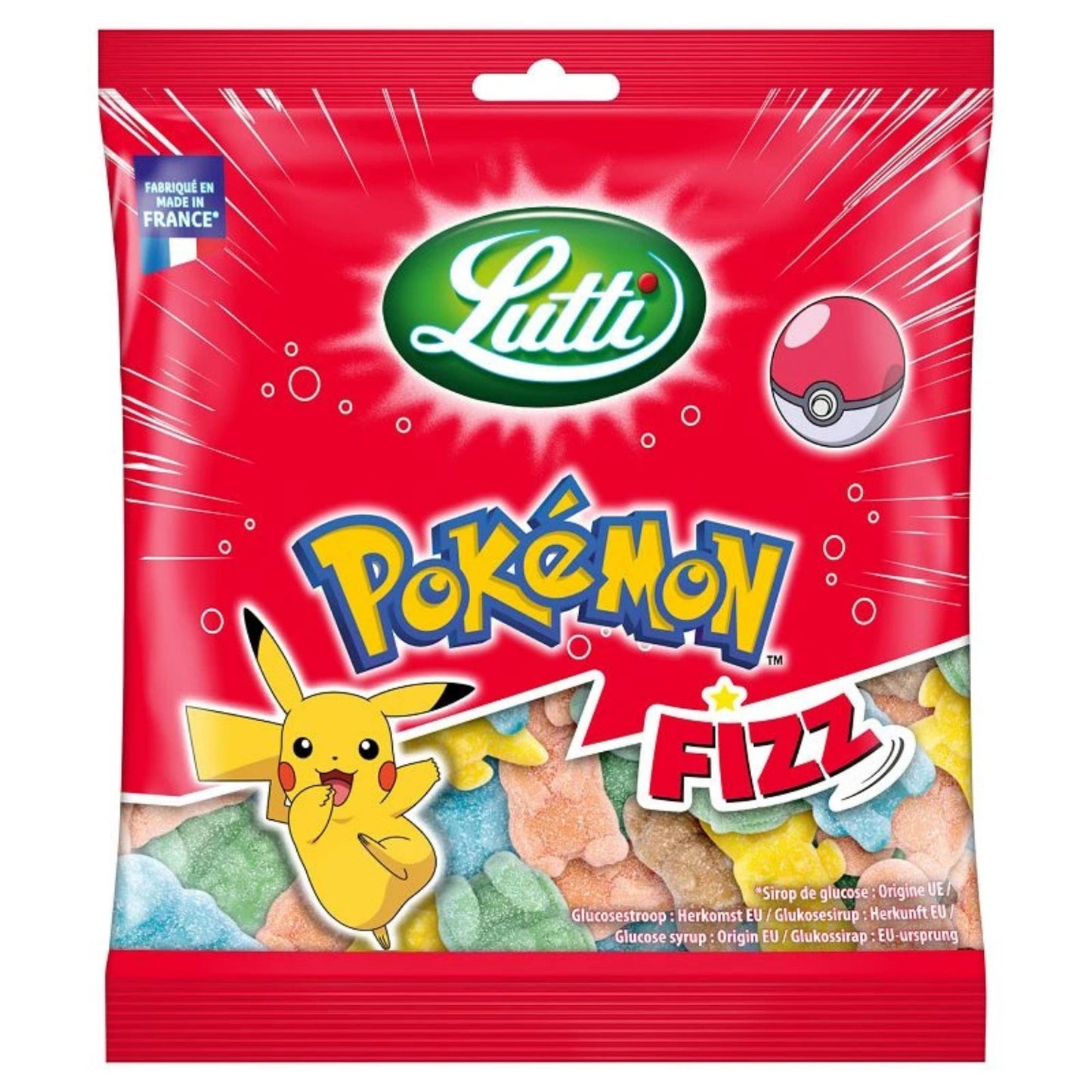 Lutti Pokemon Fizz sachet 100g