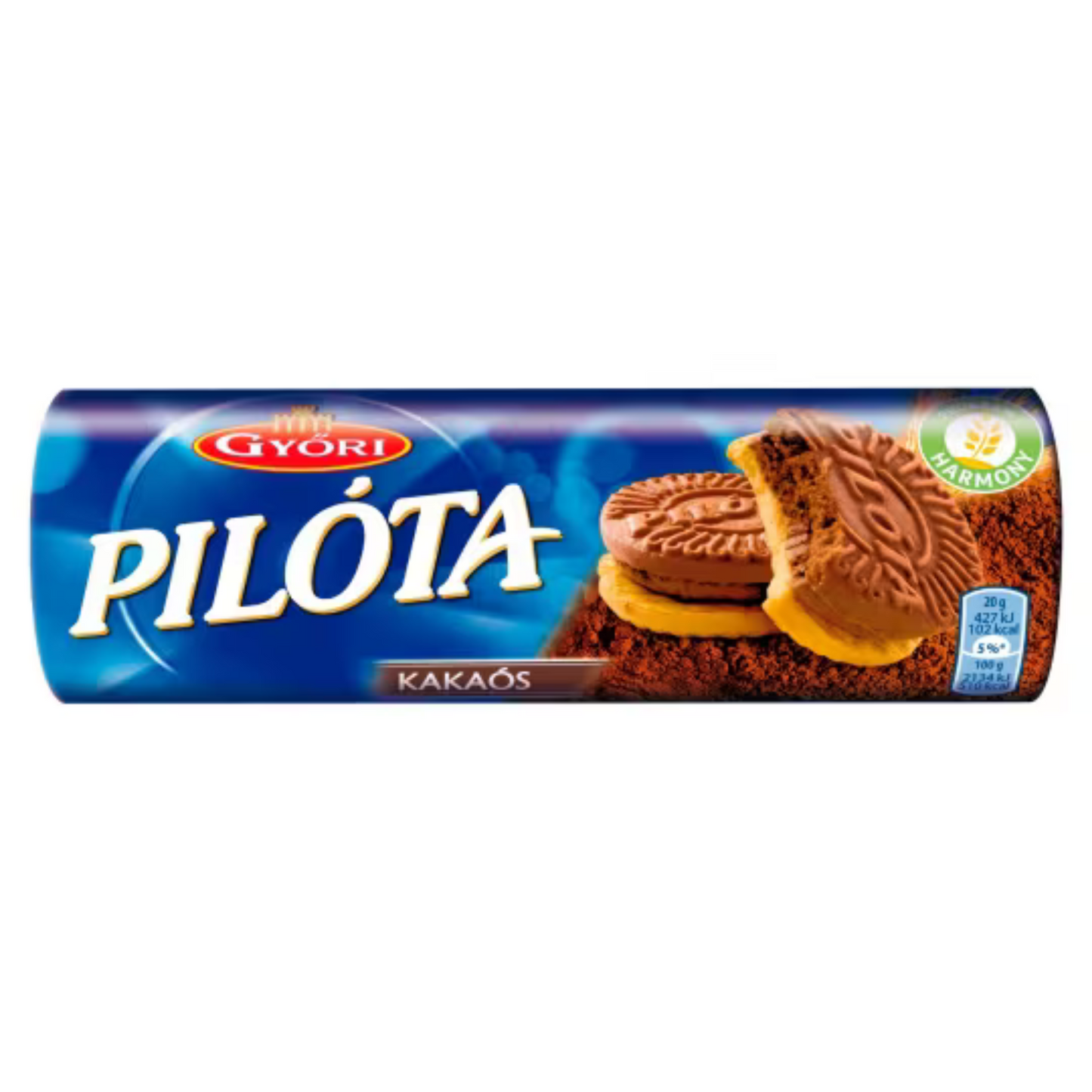 Győri Pilóta biscuits fourrés à la crème de cacao 180 g