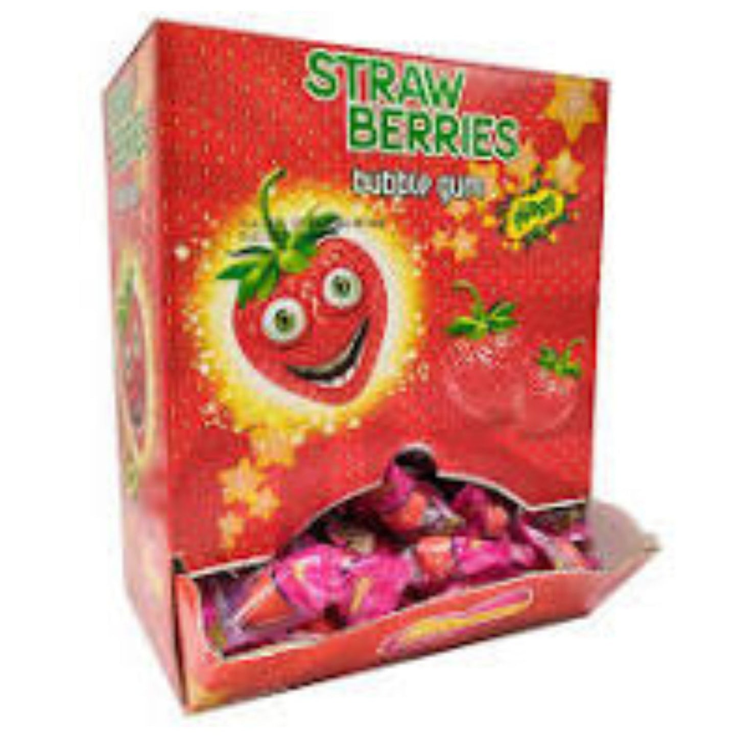 Strawberries Bubble Gum 6g
