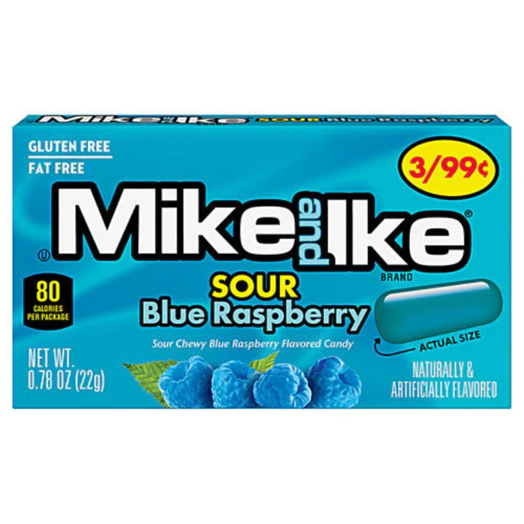 Mike and Ike Sour Blue Raspberry 22g