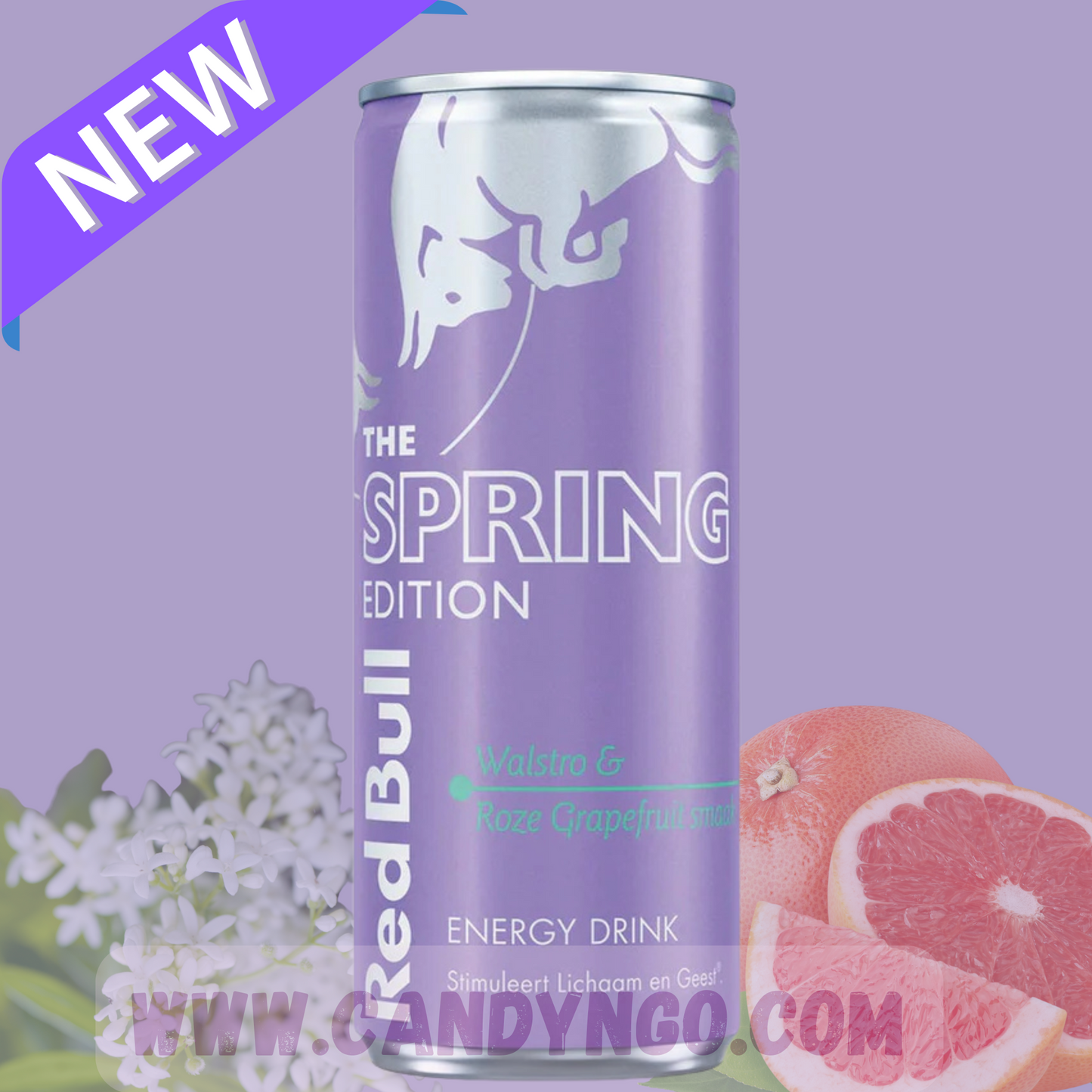 Red Bull Energy Drink Spring Edition 2025 Woodruff & Pink Grapefruit 250ml