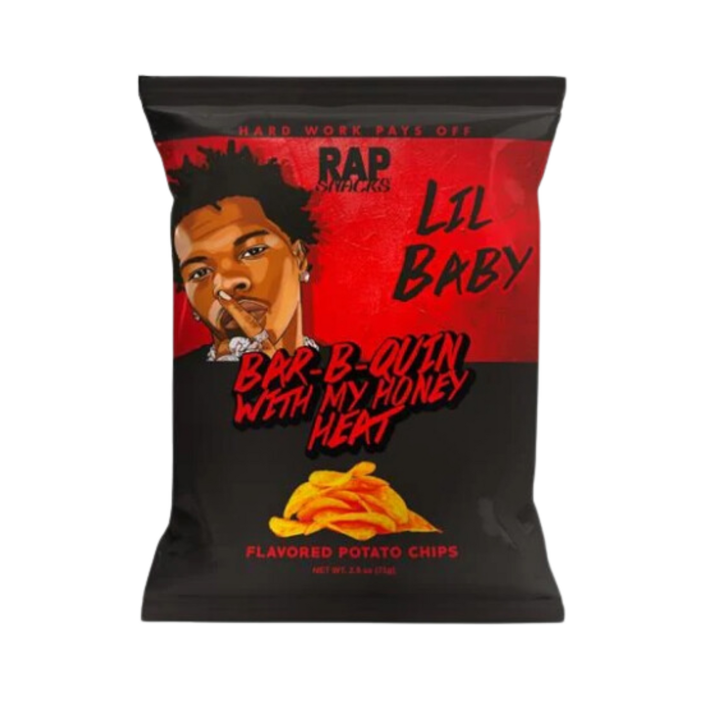Rap Snacks Chips Lil Baby BBQ & Honey 71g
