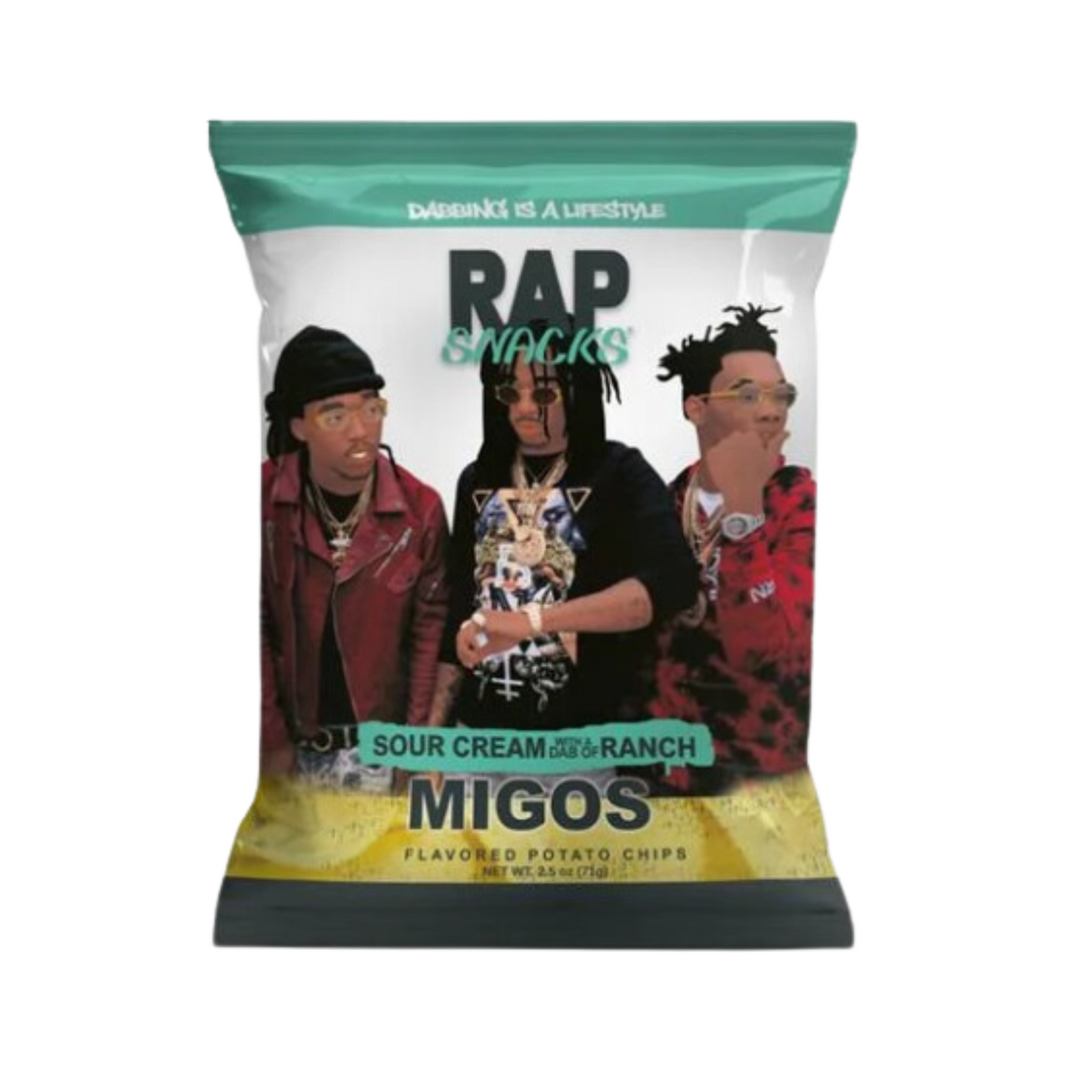 Rap Snacks Chips Migos Sour Cream & Ranch 71g