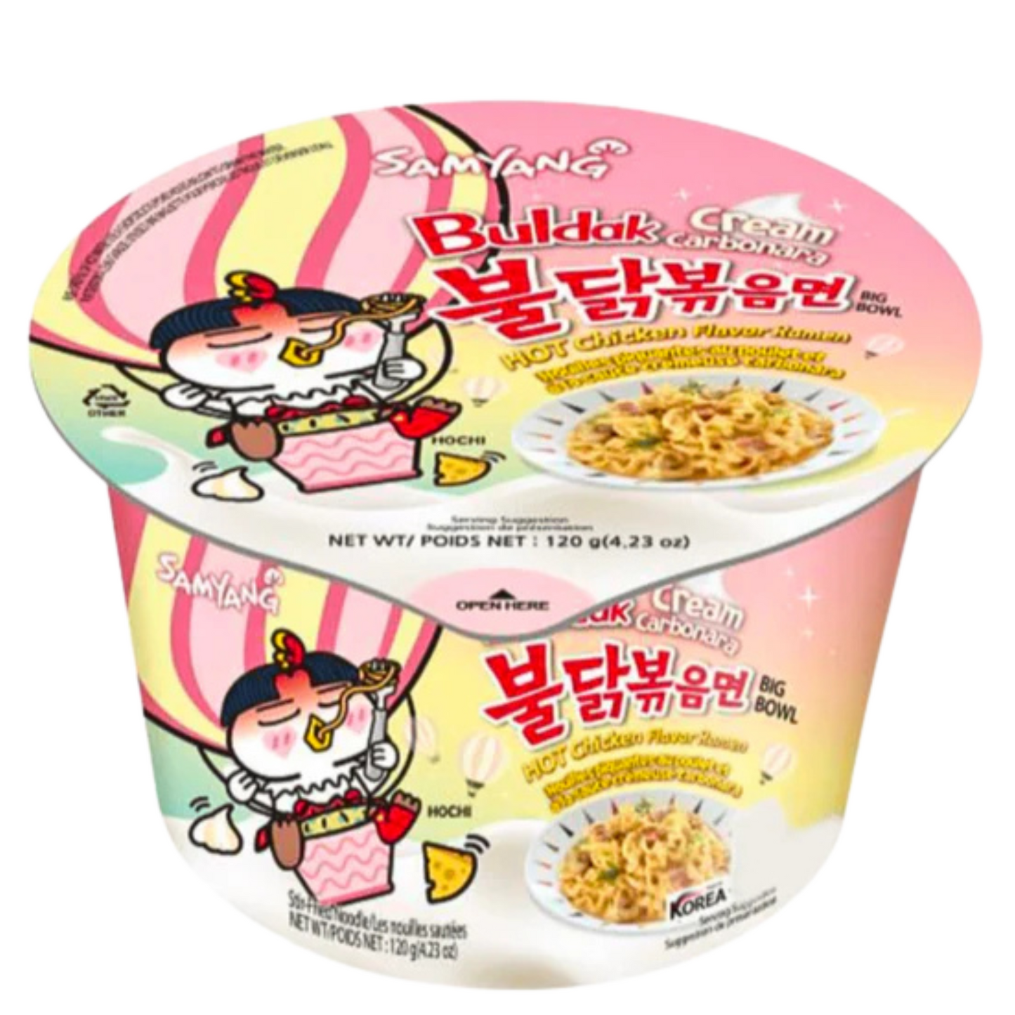 Samyang Ramen Hot Chicken Cream Carbo Bowl 120g