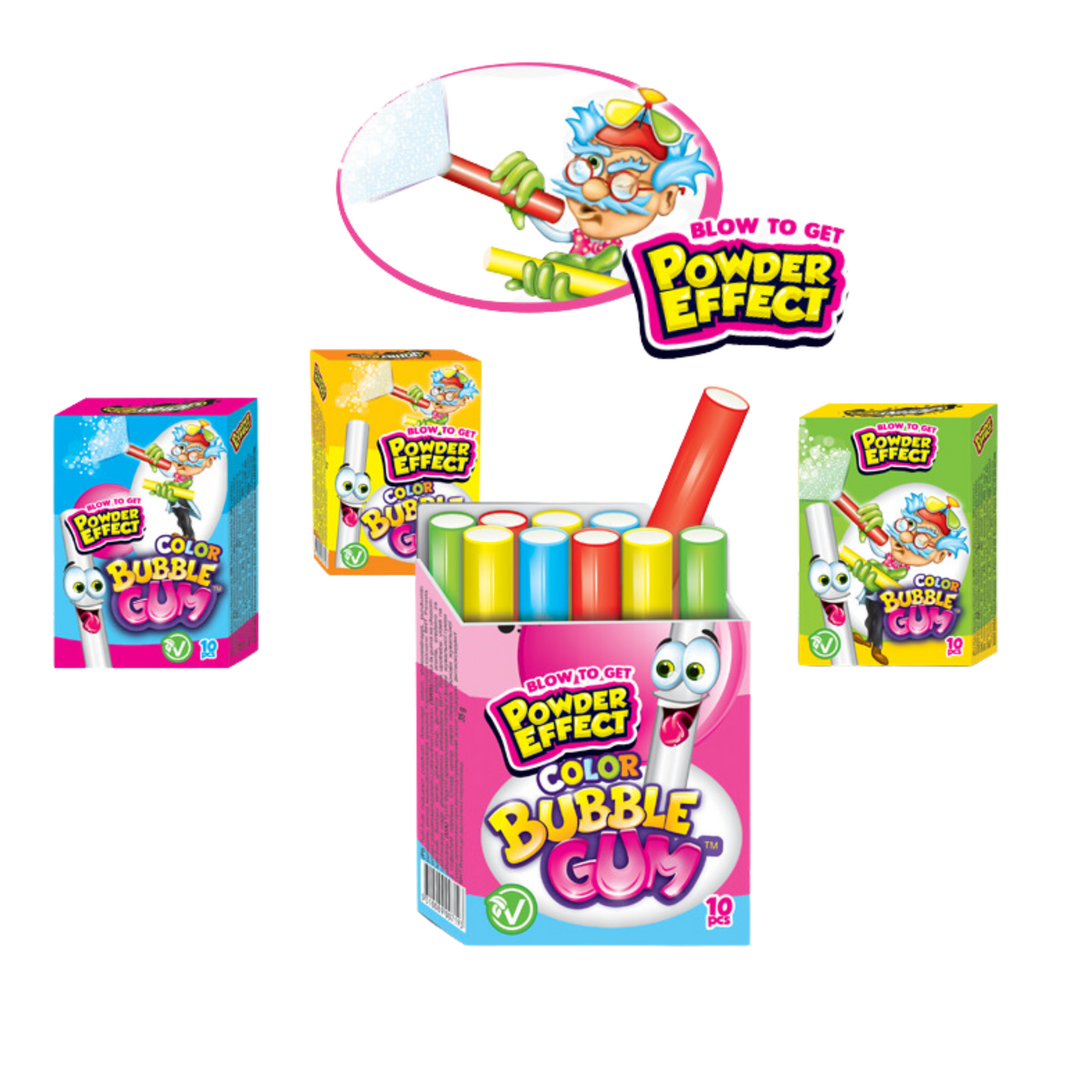 Johny Bee Color Pencil Gum Effet Poudre 35g