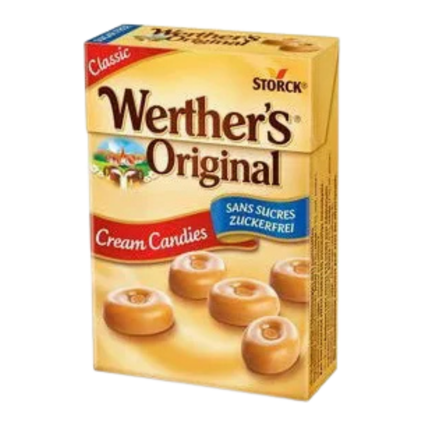 Werthers Original 42 gr. Sugarfree/Sans Sucre