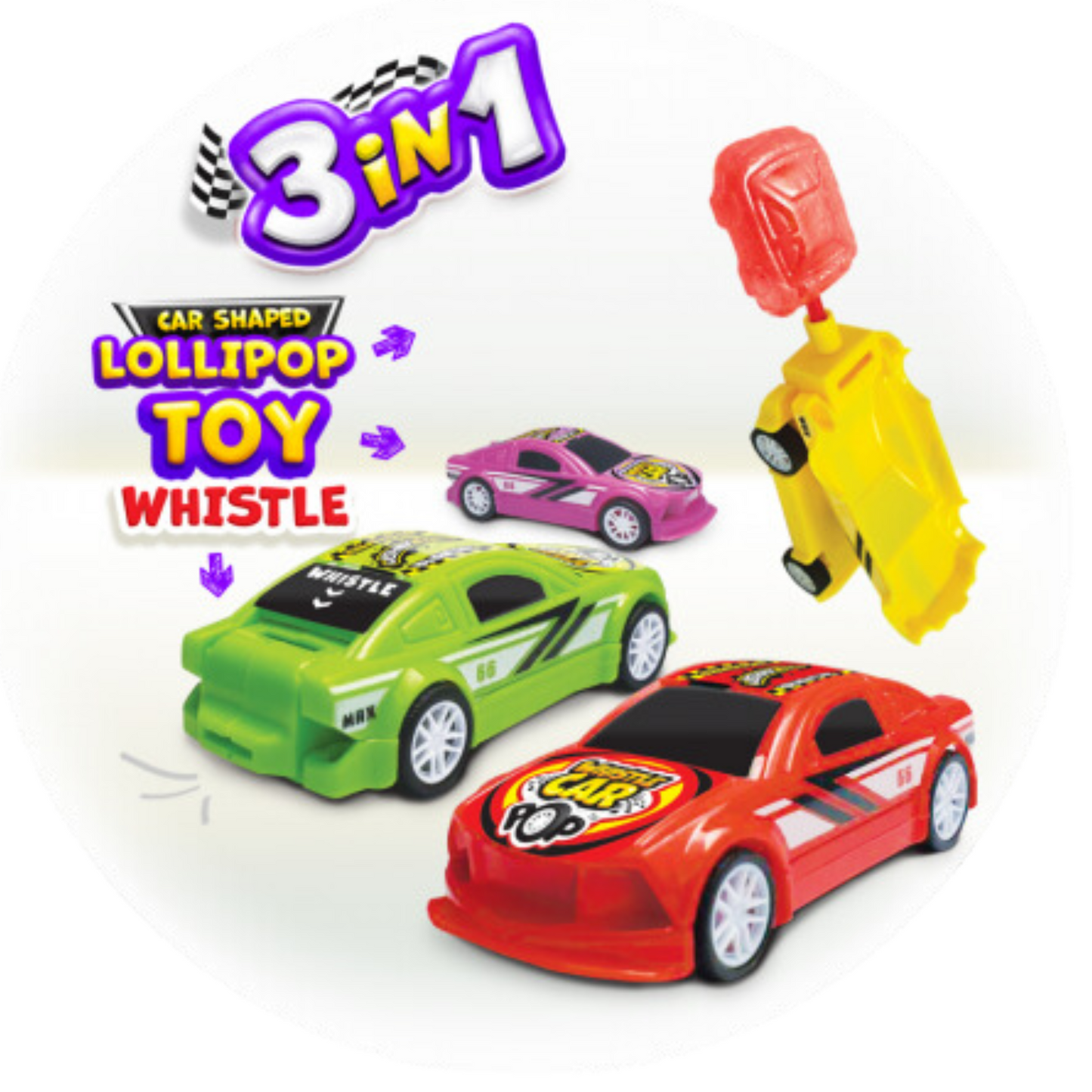Johny Bee Whistle Car Pop 10g