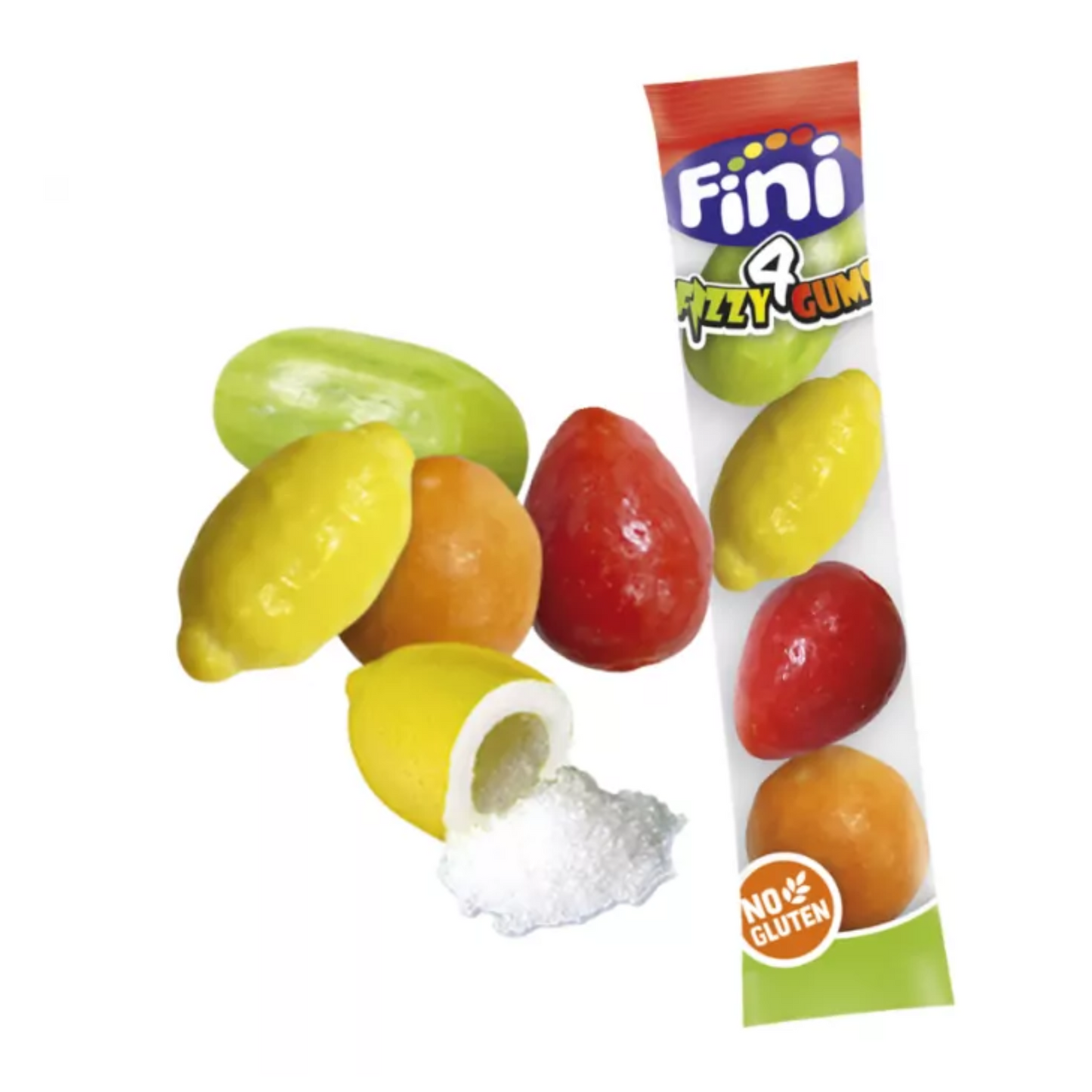 Fini Fizzy 4 Gums Macedoine BOX 50*4 pcs