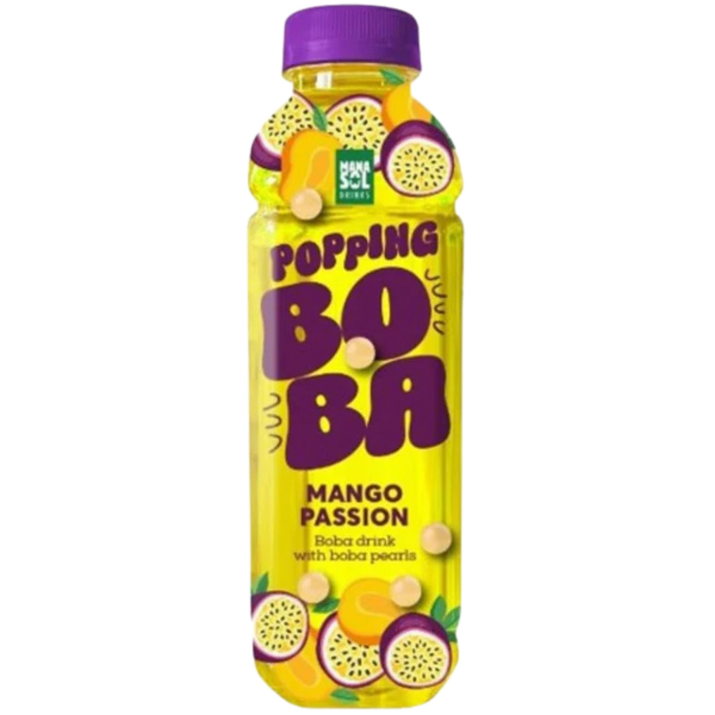 ManaSol Popping Boba Passion Fruit 500ml
