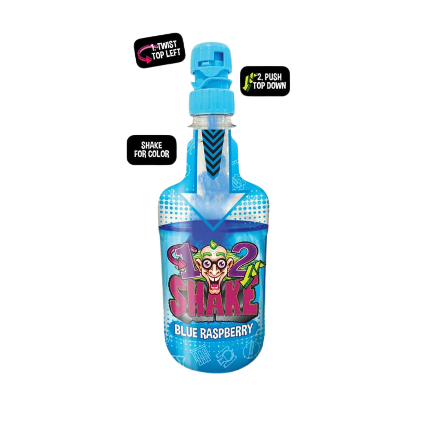 DR SOUR 1-2 Shake Blue Raspberry Drink 330 ml BBD: 10/2025