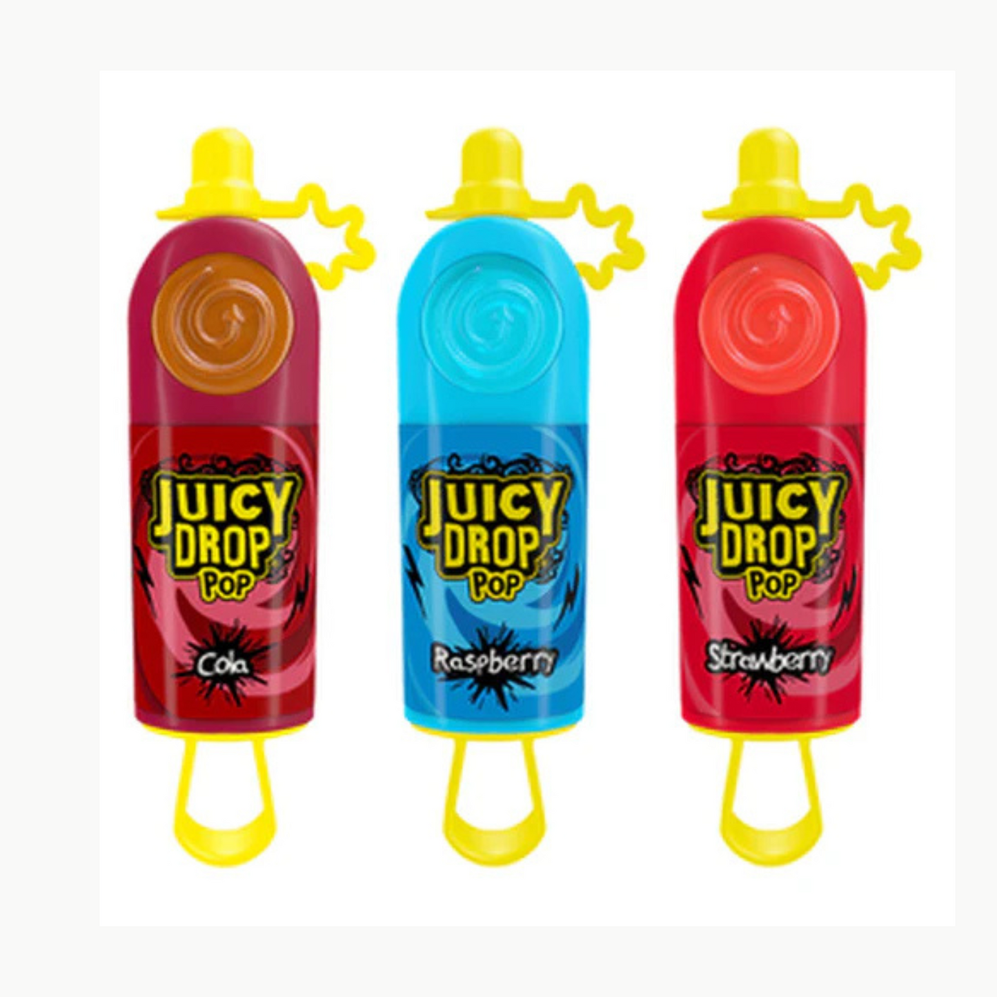 Bazooka Juicy Drop Pop Raspberry 26g