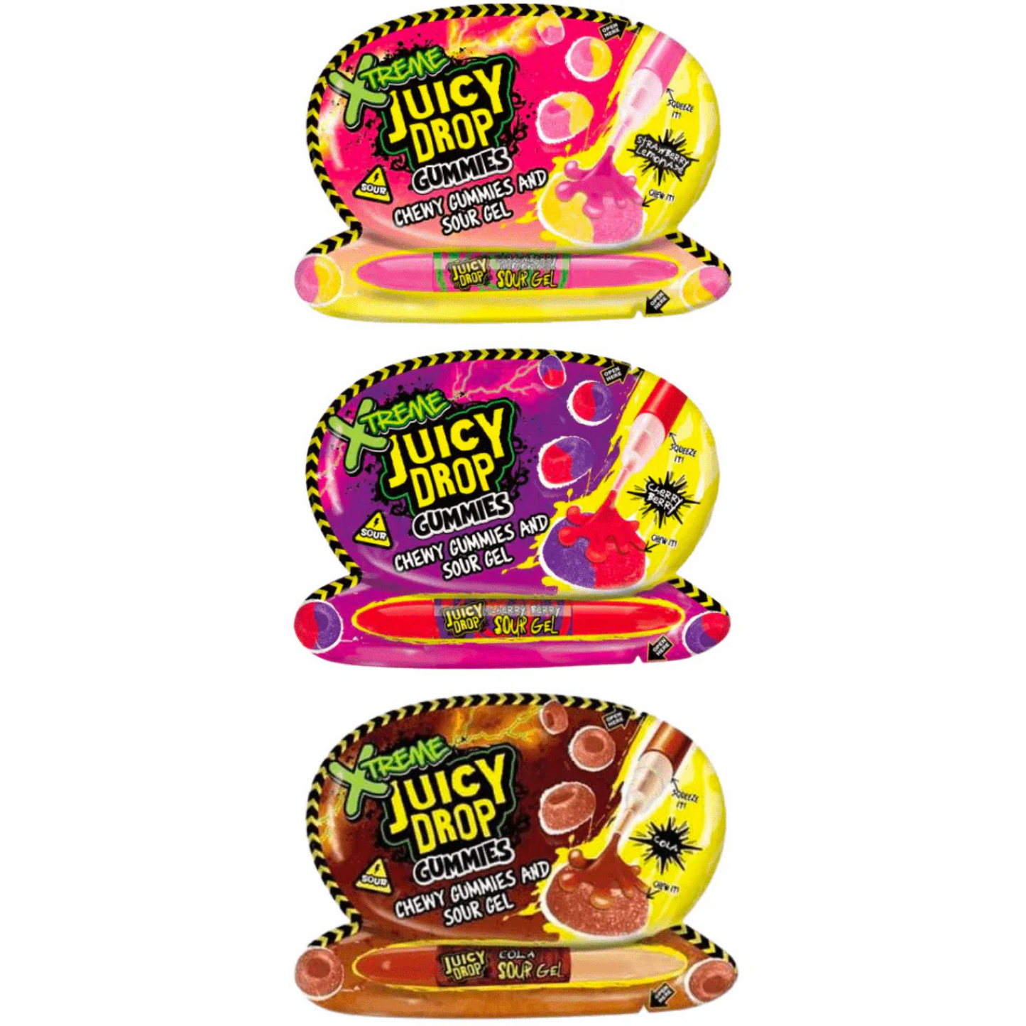 Bazooka Xtreme Juicy Drop Gummies Cola 57g