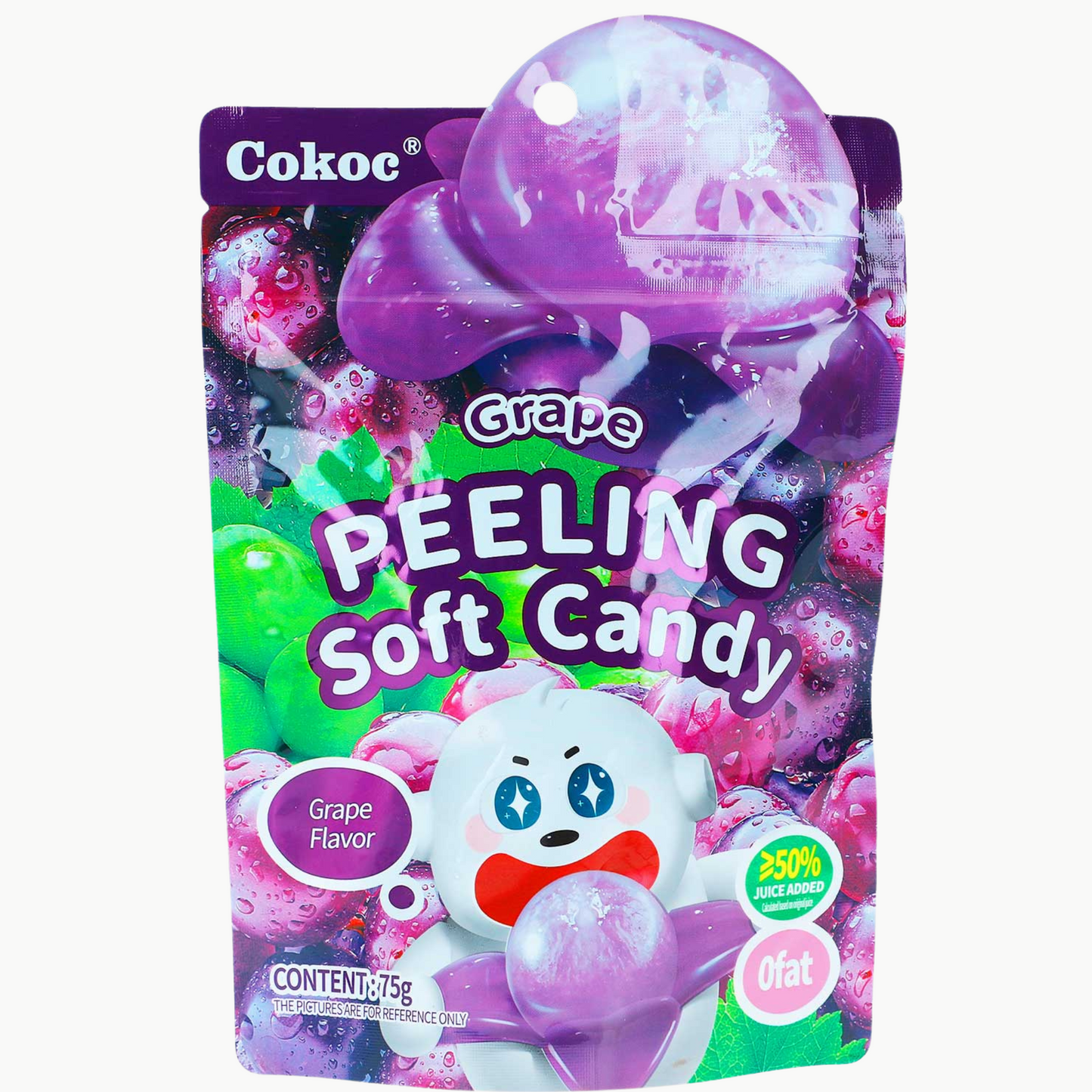 Cokoc Peeling Soft Candy Grape 75g