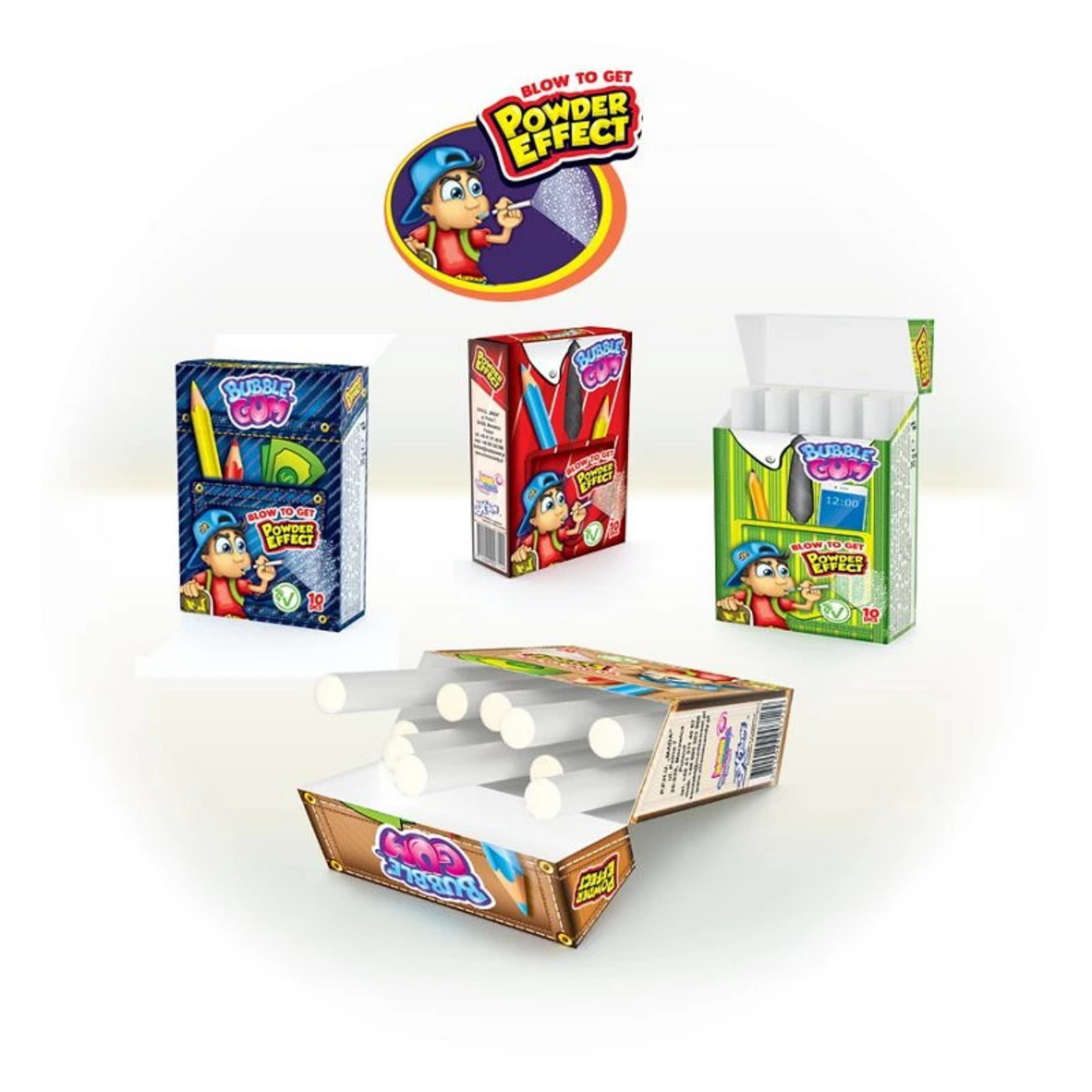 Johny Bee Bubble Gum + Powder Effect 35 gr.