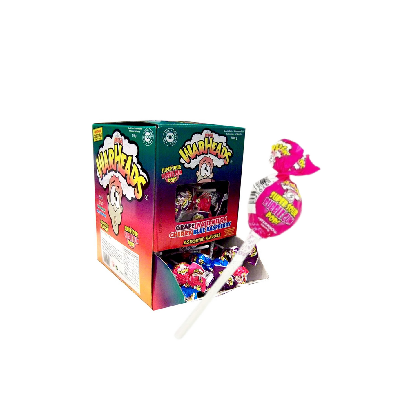 Mega Warheads Lollies Original Melon 15 gr