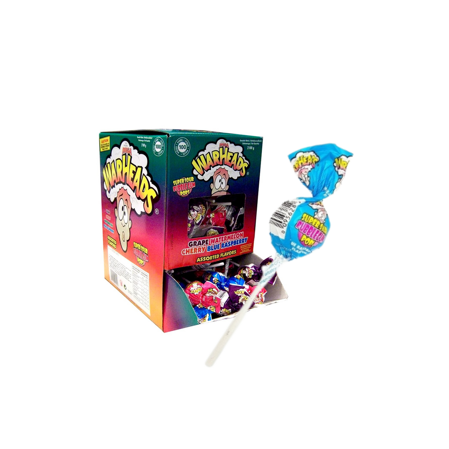 Mega Warheads Lollies Original Blue Raspberry 15 gr