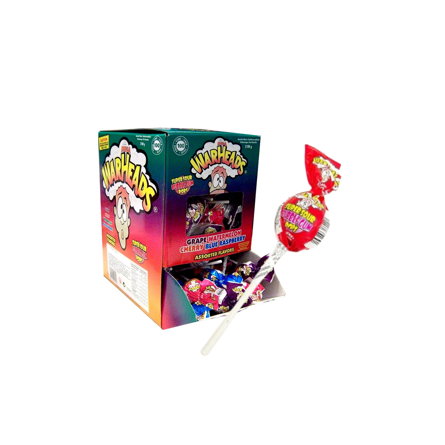 Mega Warheads Lollies Original Cherry 15 gr