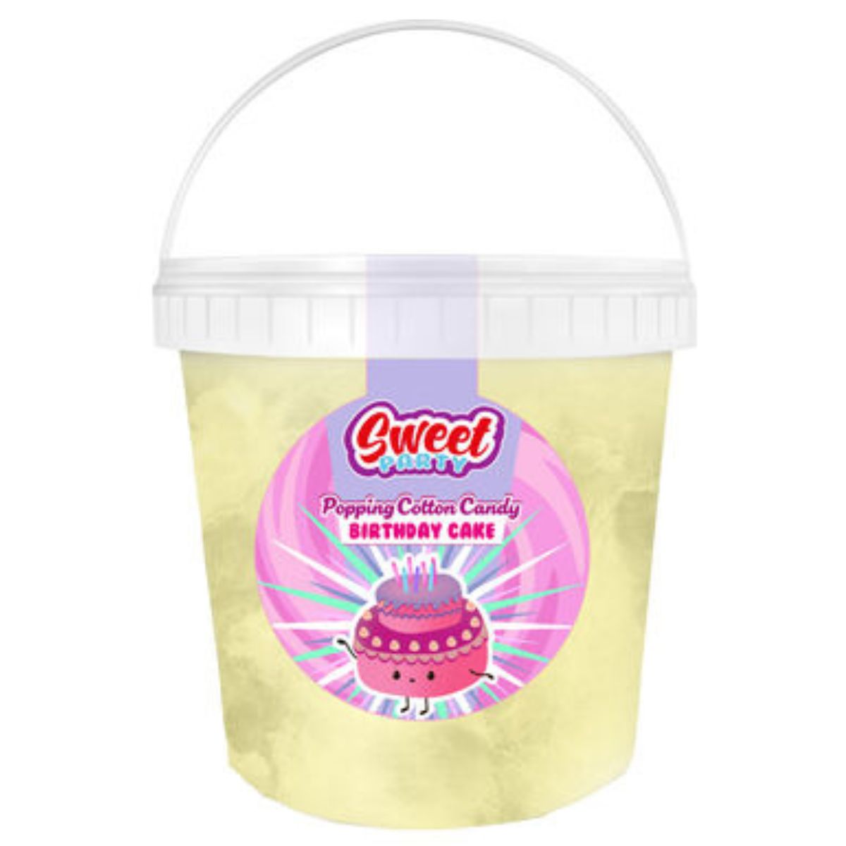 Sweet Party Cotton Candy Barbe á papa / Birthday Cake Popping Candy 40g