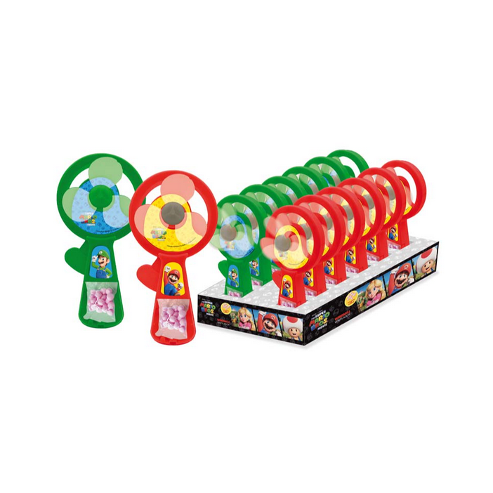 Super Mario candies with fan 1pc