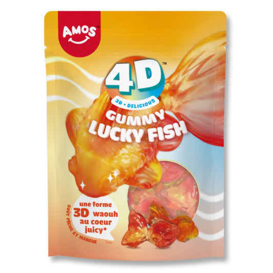 Amos 4D Gummy Lucky Fish 65g