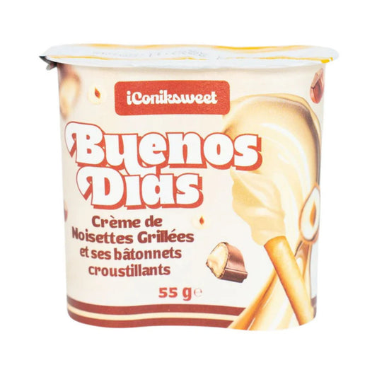 Buenos Dias Grilled Hazelnut Cream Sticks 55g
