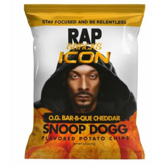 Rap Snacks Chips Snoop Dogg BBQ & Cheddar 71g