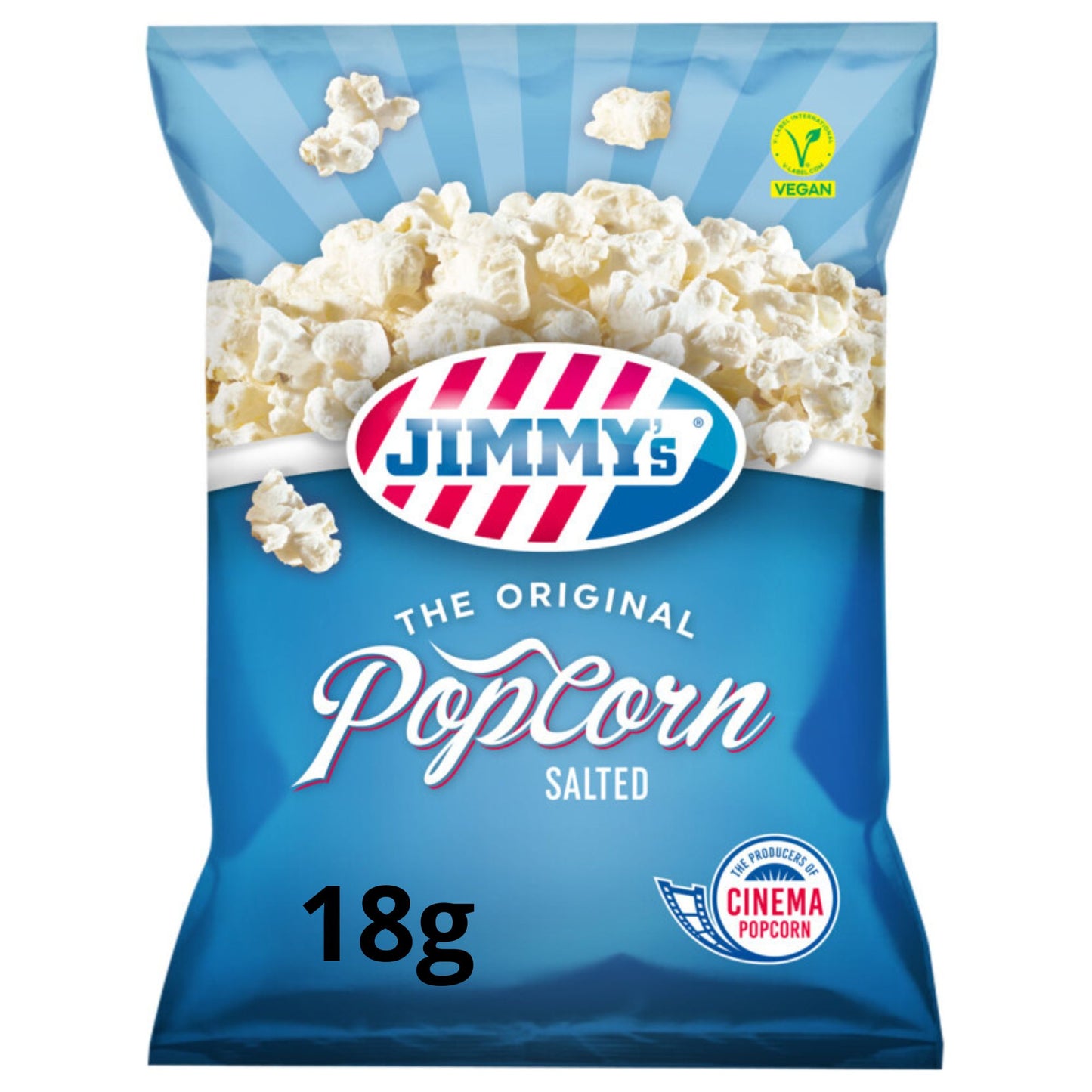 Jimmy's Popcorn Salted 18g