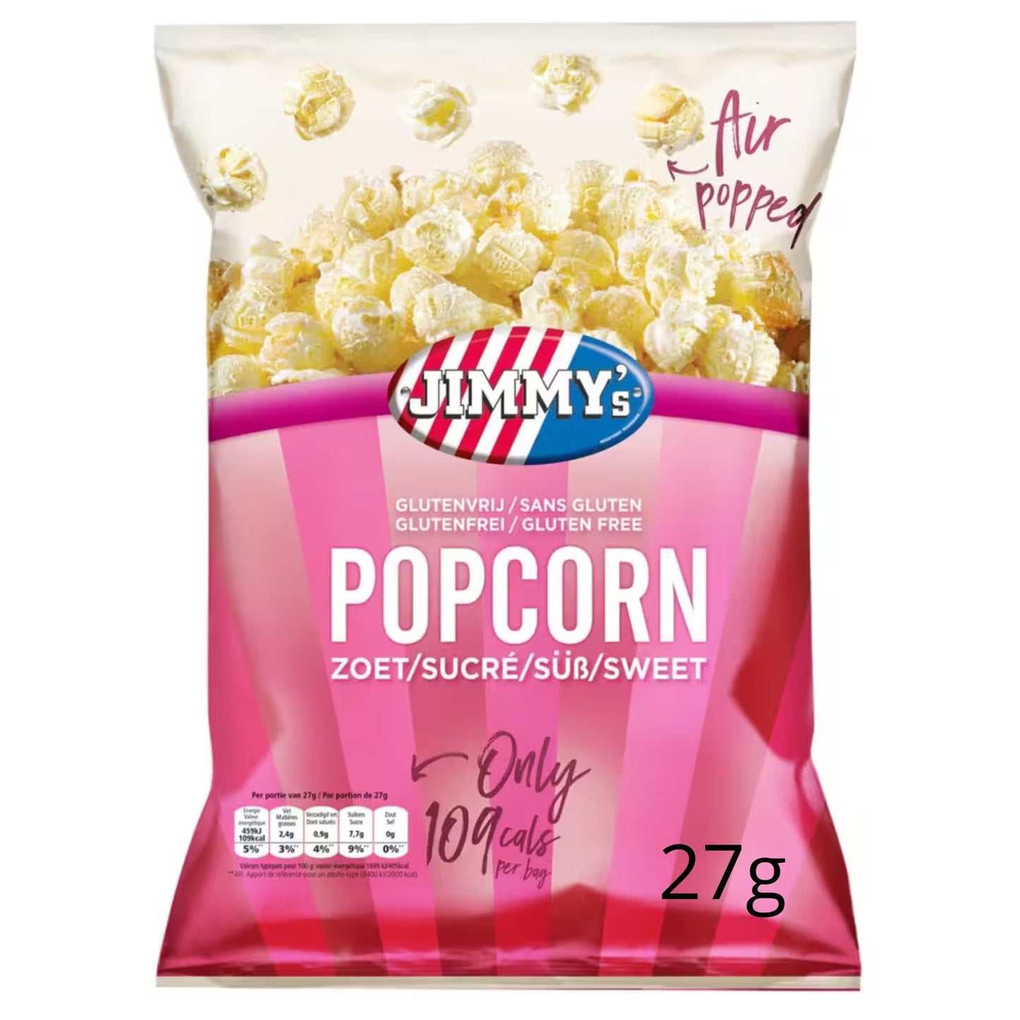 Jimmy's Popcorn Sweet 27g