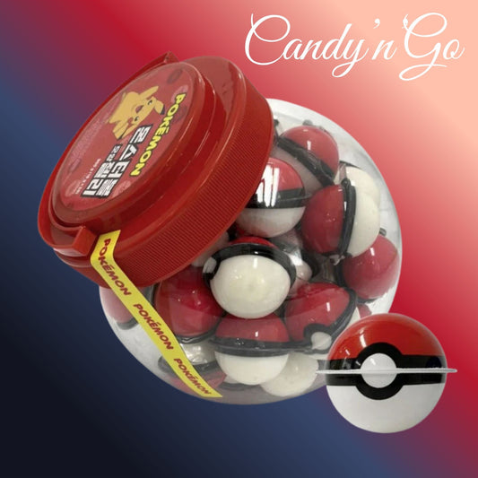 Pokemon Monster Ball Shape Jelly Red 18g