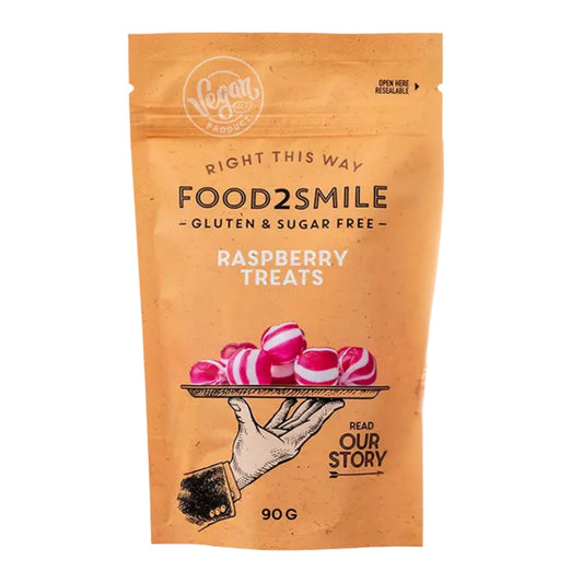Sugar-Free Raspberry Candy - Raspberry Treats 90g