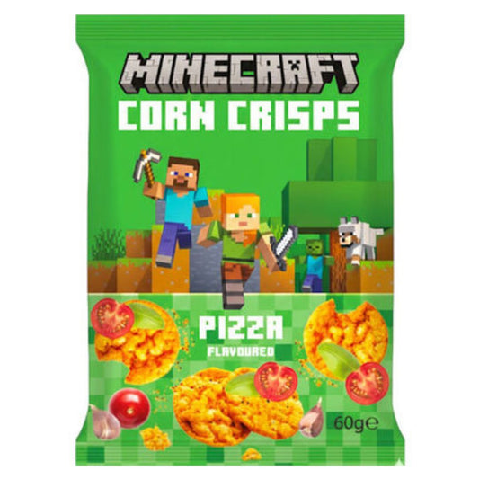 Minecraft Chips Snack Corn Crisp Pizza 60g