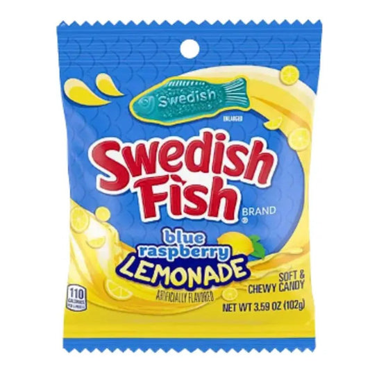 Swedish Fish Blue Raspberry Lemonade 102g