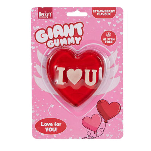 Giant Jelly Heart Candy 80g