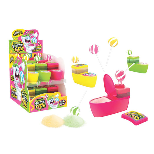 Sour Potty Gel Lollipop & Candy Powder 51g