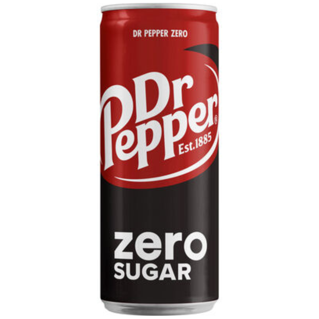 Dr Pepper Zero Sleek 330ml