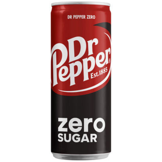 Dr Pepper Zero Sleek 330ml