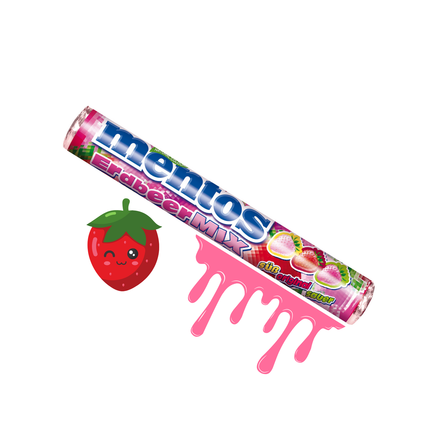 Mentos Strawberry Mix 37,5g