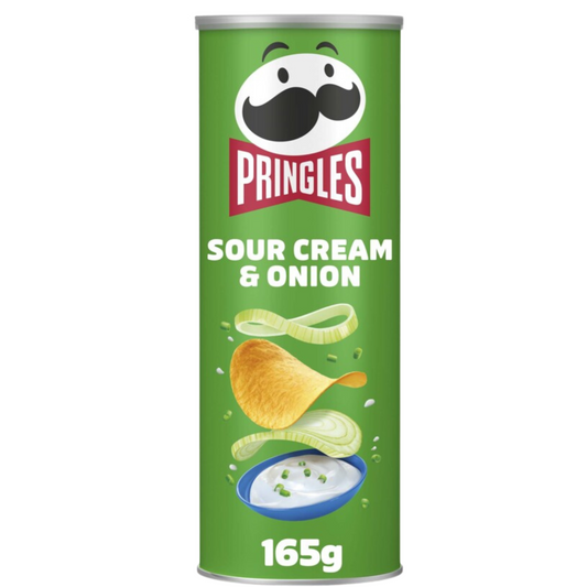 Pringles Sour Cream & Onion 165g