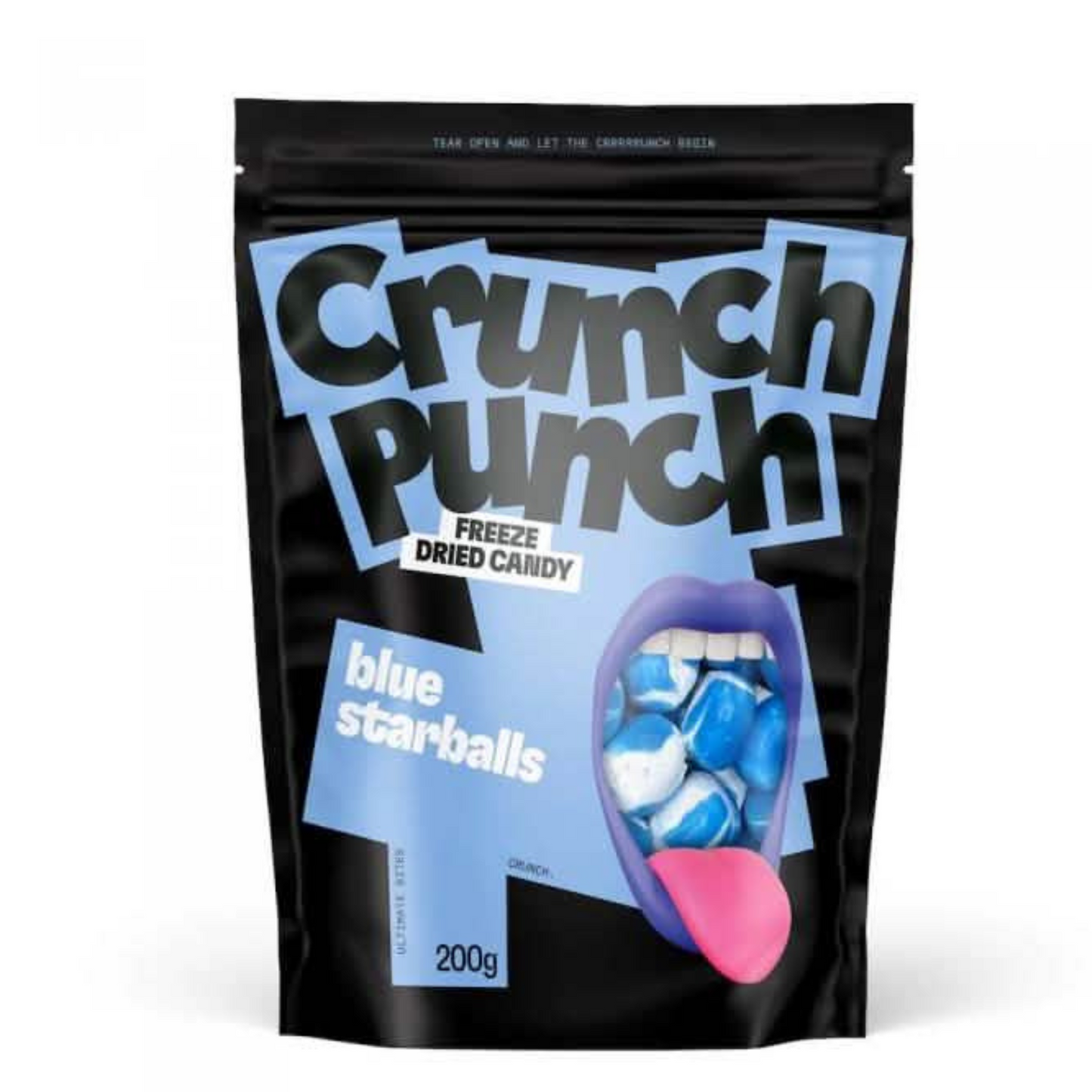 CRUNCH PUNCH Freeze-Dried Blue Starballs 100 gr.