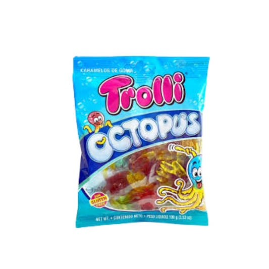 Trolli Octopus Lisse Sachet de 100 Gr