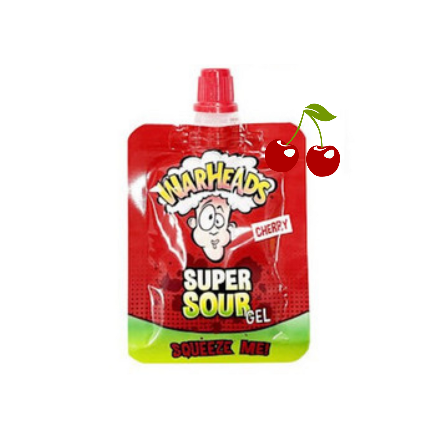 Warheads Sour Super Gel Cherry 20 gr