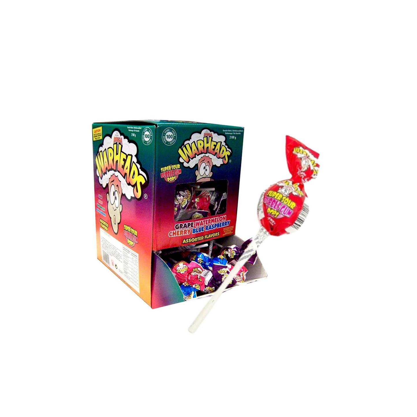 Mega Warheads Lollies Original Cherry 17 gr