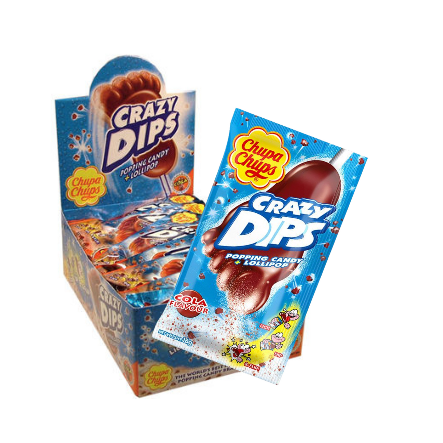 Chupa Chups Crazy Dips Cola 16 gr