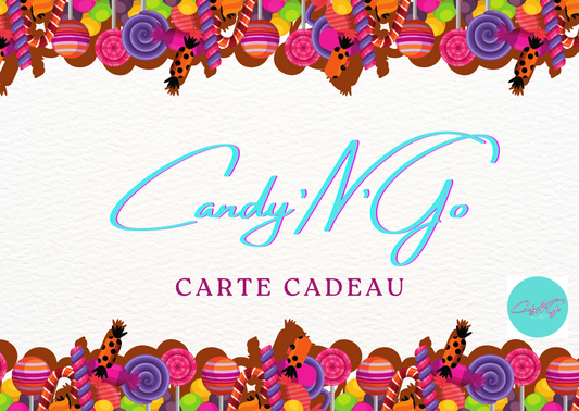 Carte cadeau Candy'N'Go 20 eur